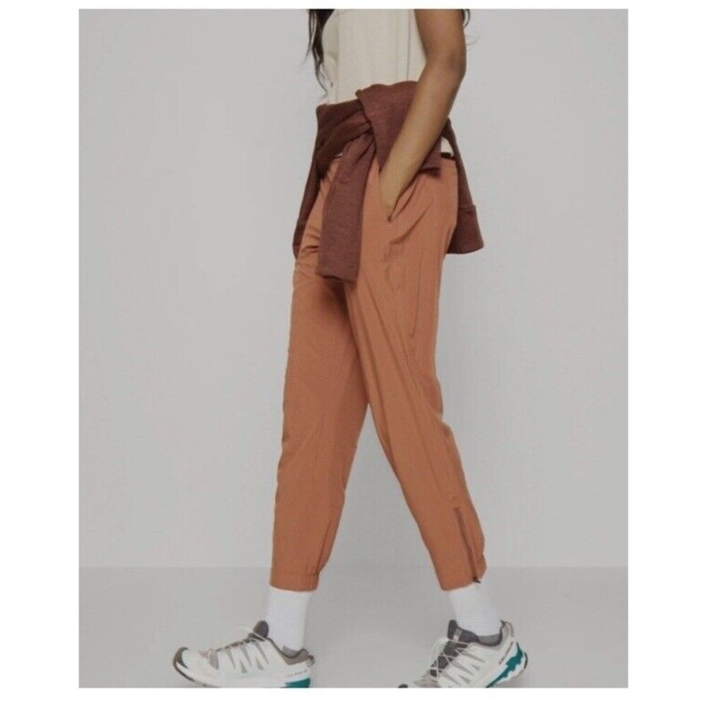 Athleta Brooklyn Heights High Rise Jogger Sequoia Brown Size 0 NWOT